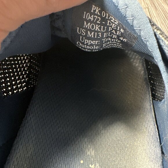 Men Olukai Moku Pae Slip On Casual Navy Blue Mesh Slip On Sneakers Size US 13